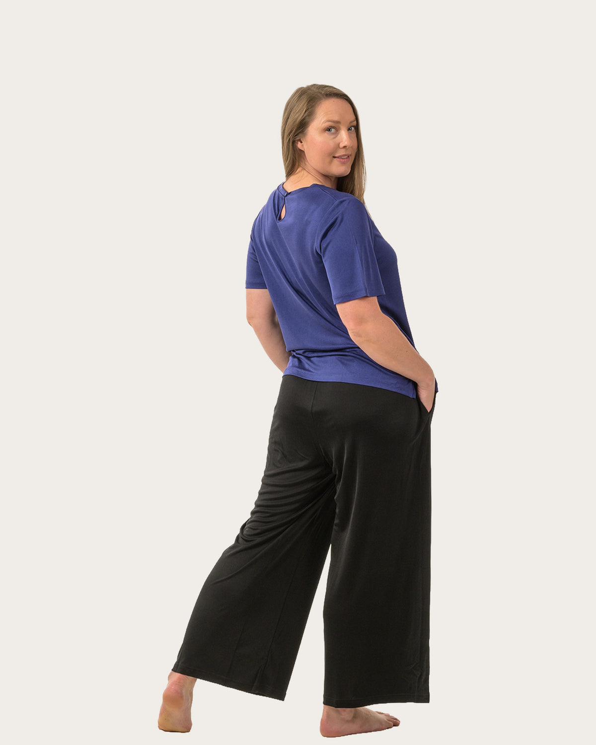 Silk Wide Leg Lounge Pants