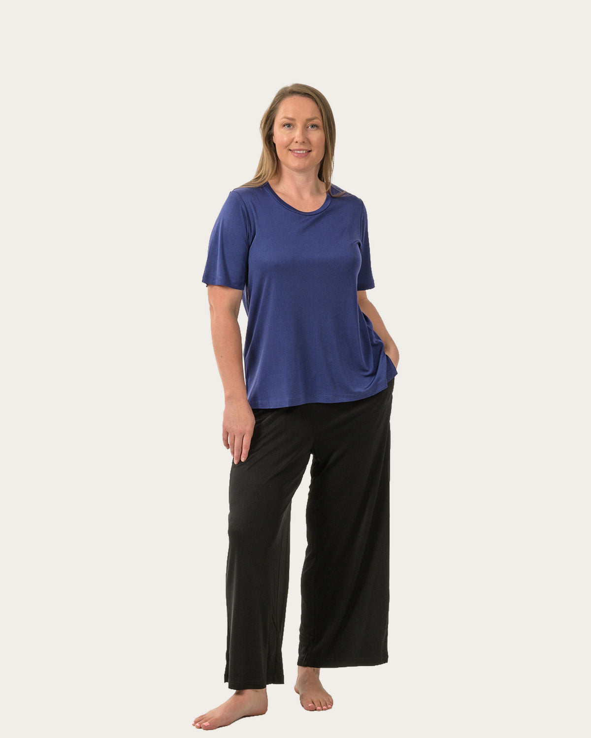 Silk Wide Leg Lounge Pants