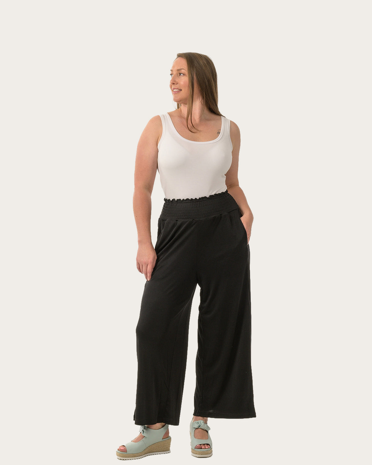 Silk Wide Leg Lounge Pants