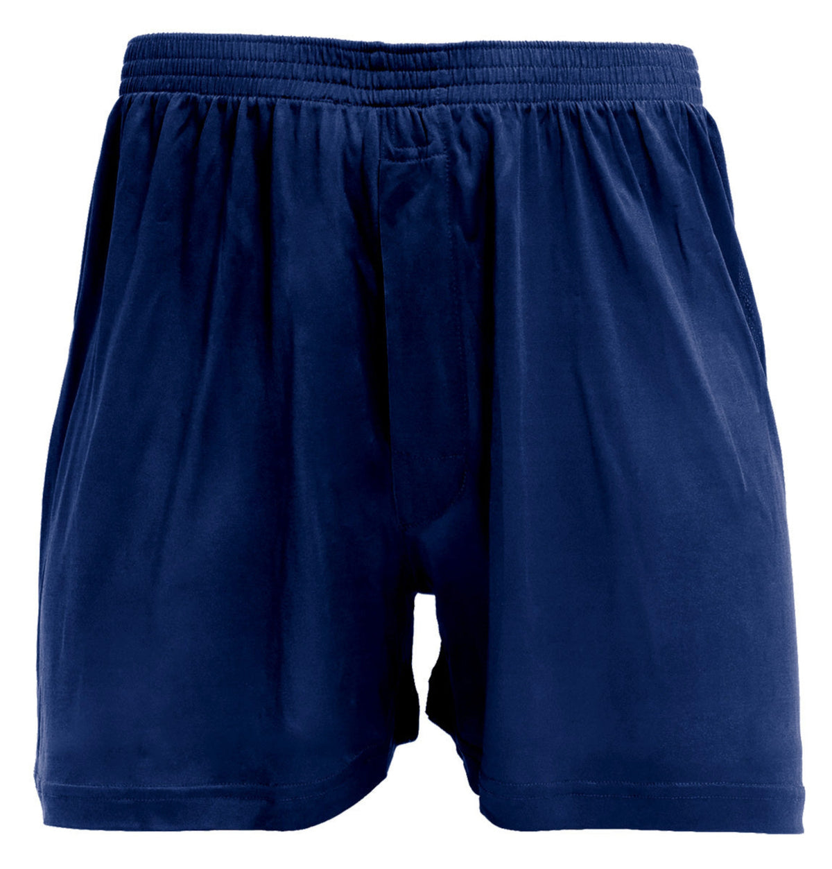 silk Navy blue boxer shorts 
