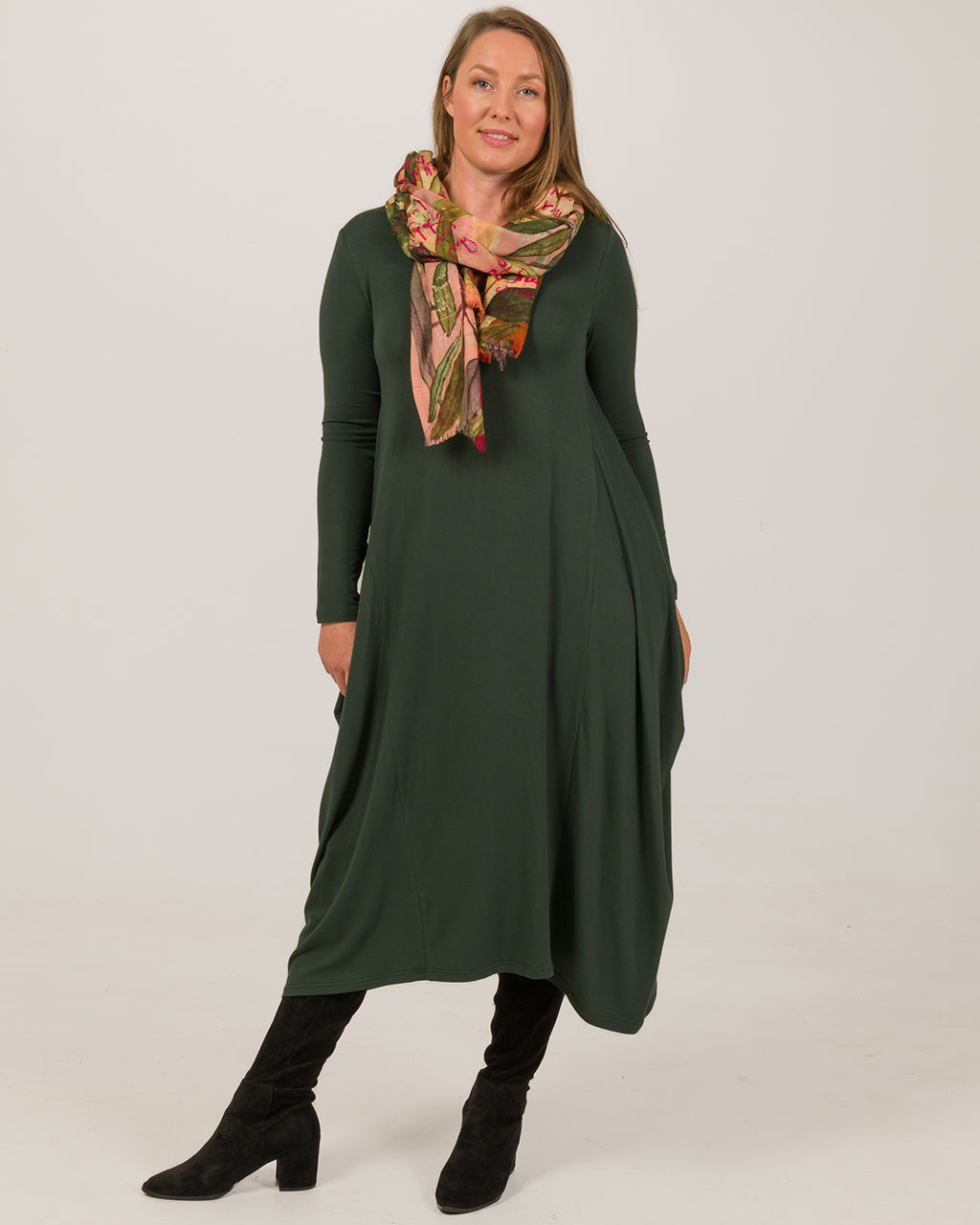 Bamboo Draping Dress