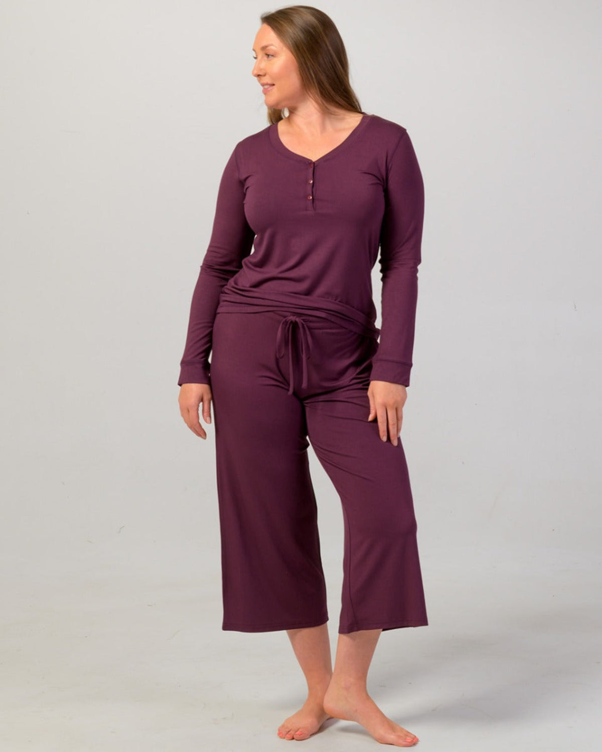 women 3/4 bamboo pants 