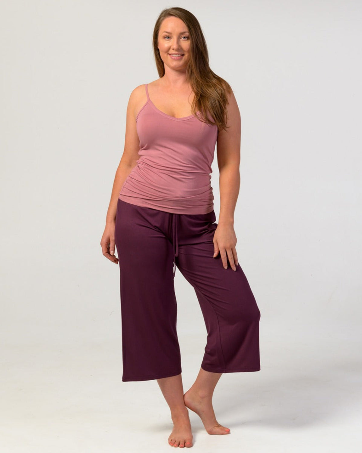 women 3/4 bamboo pants 