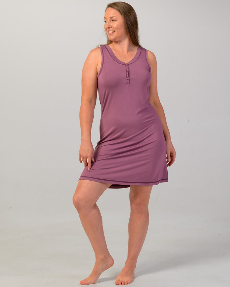 Bamboo Henley Nightie