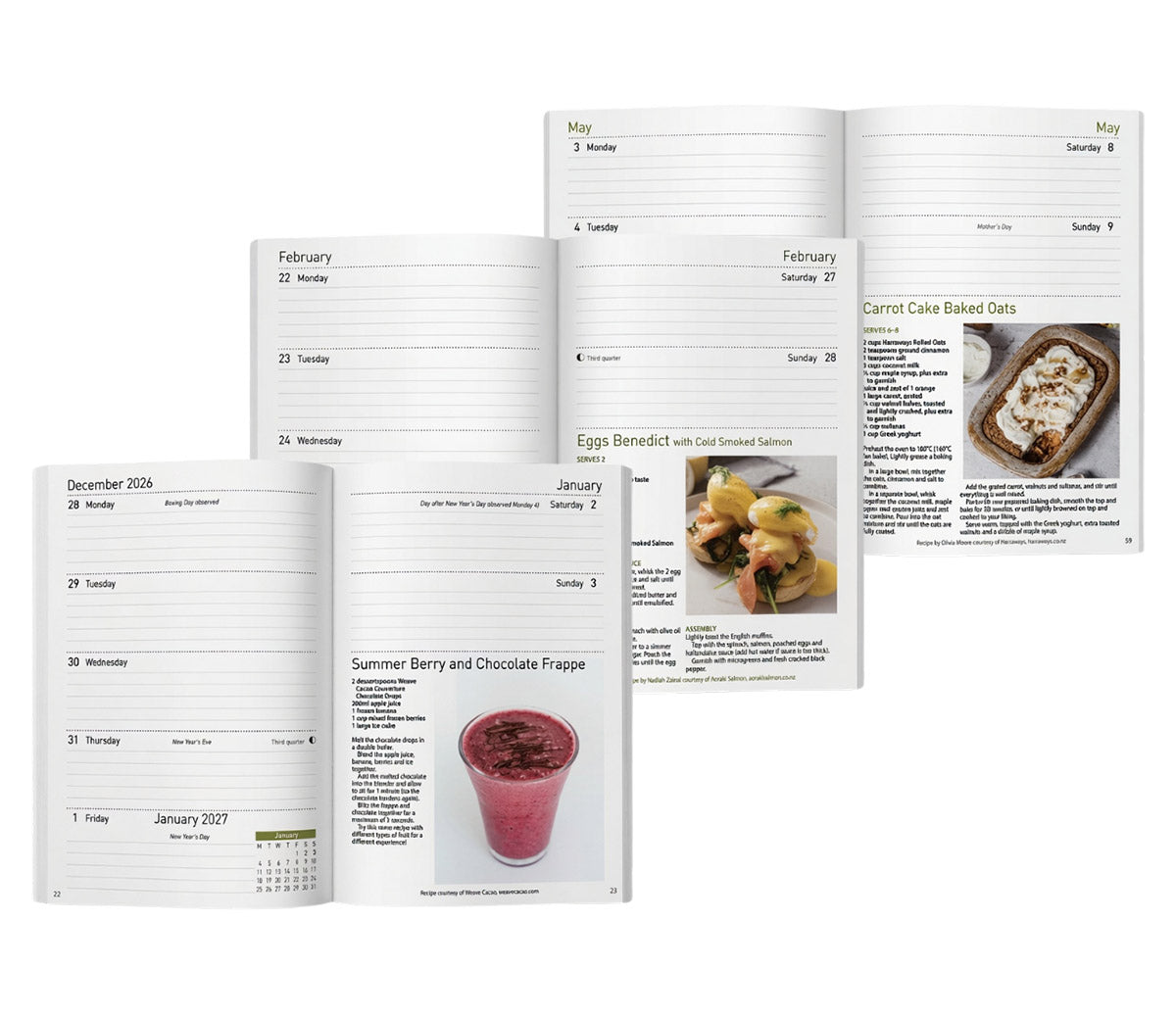 New Zealand Home Diary 2027