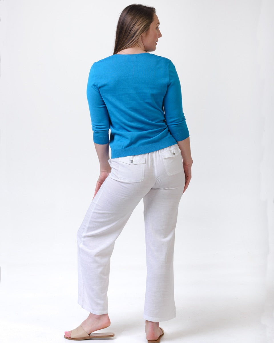 Organic Egyptian Cotton 3/4 Sleeve Top