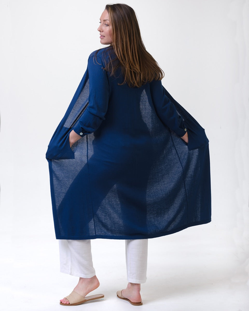 Organic Egyptian Cotton Longline Jacket