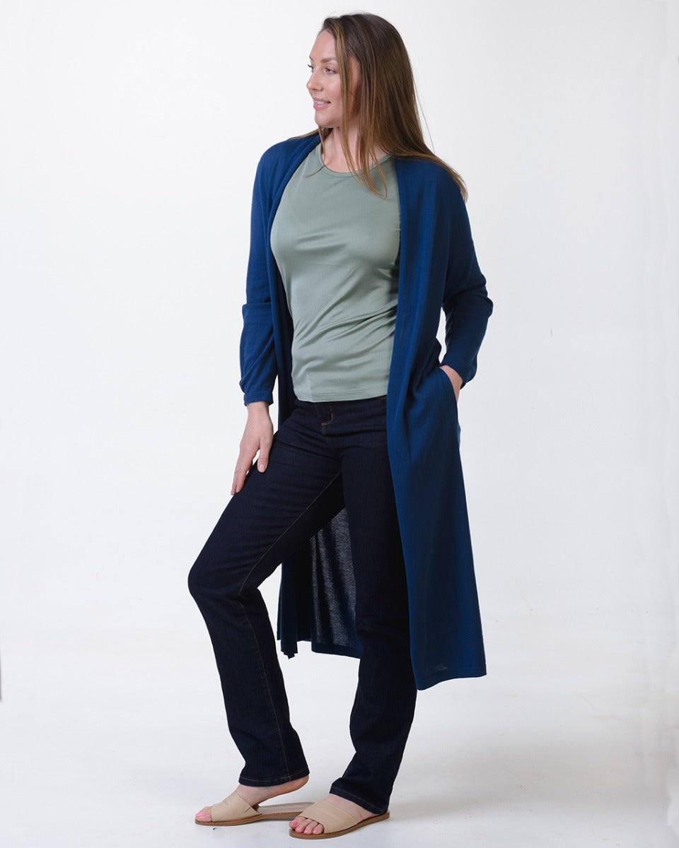 Organic Egyptian Cotton Longline Jacket