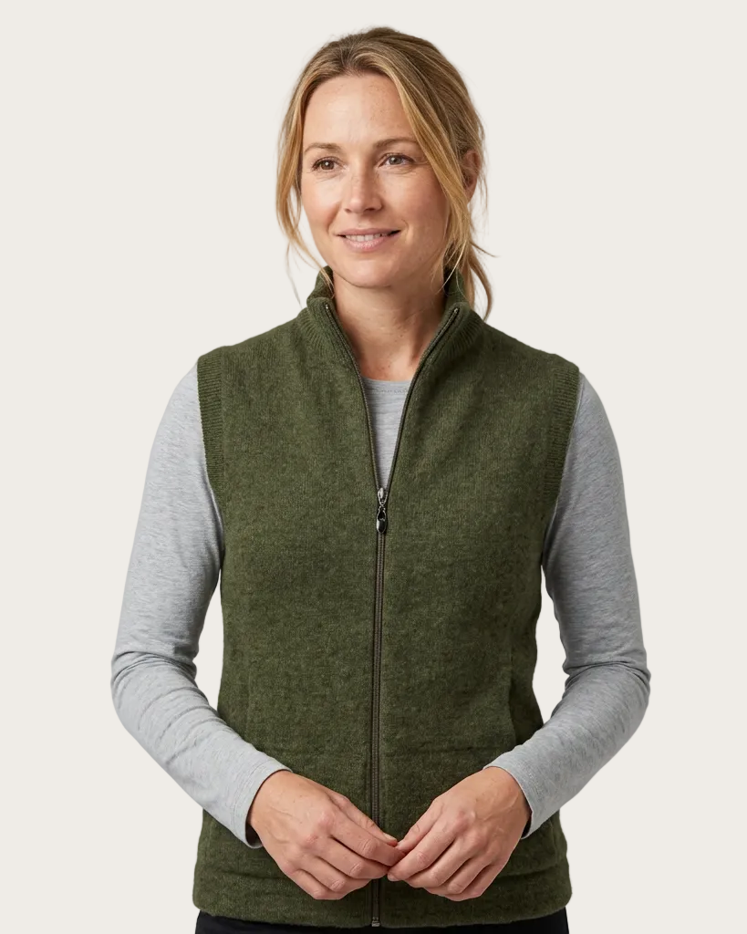 Possum Merino Sleeveless Jacket