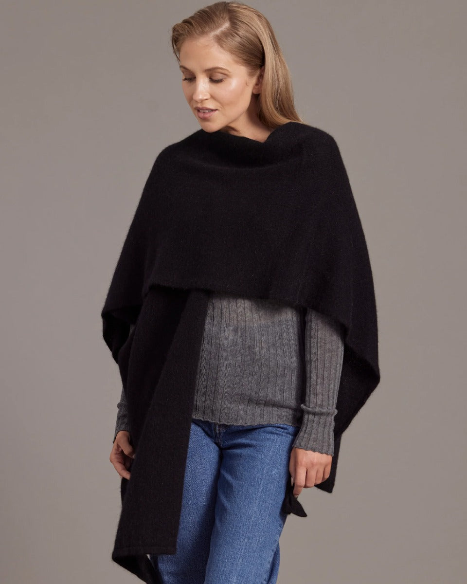 Possum Merino Split Front Wrap