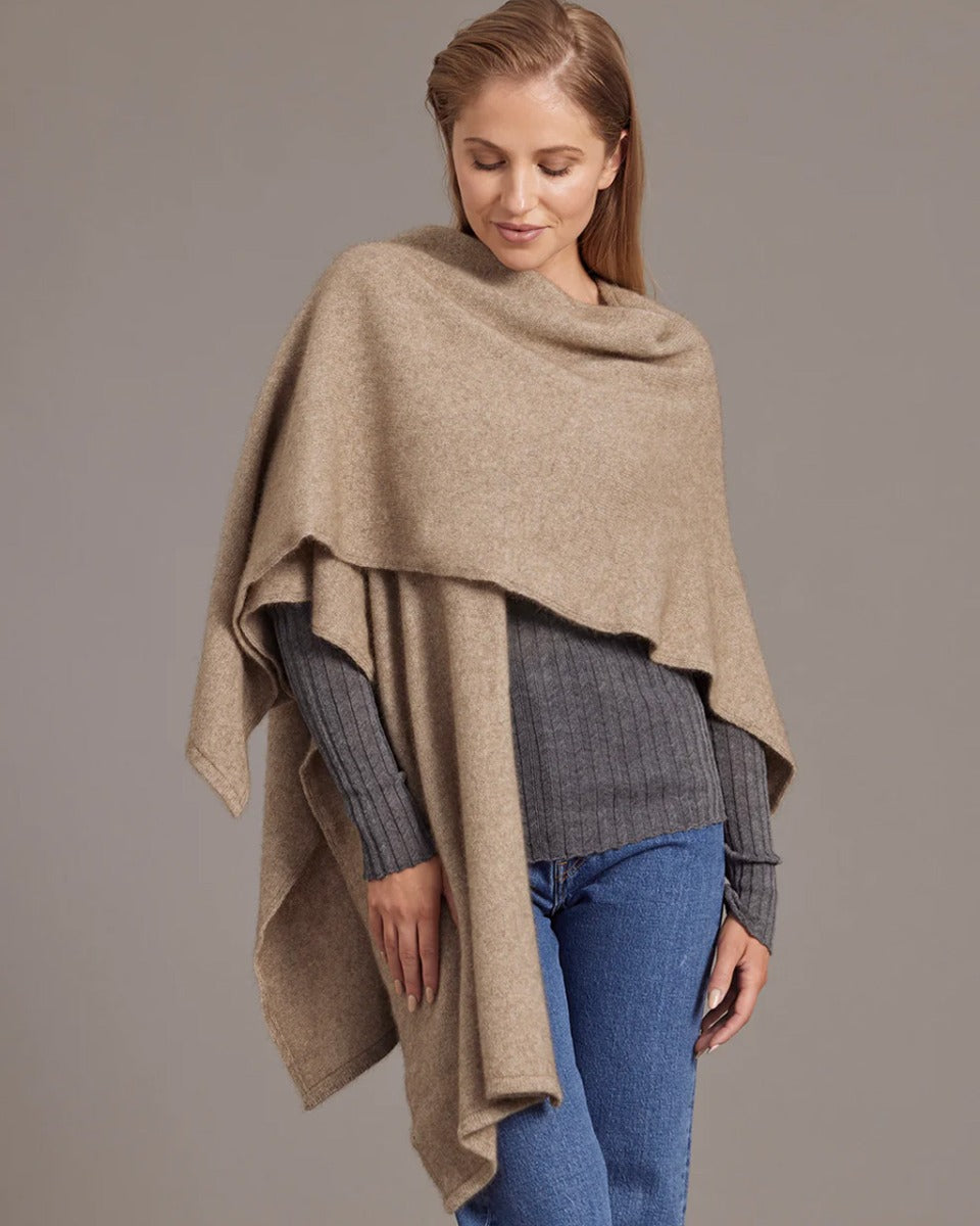 Possum Merino Split Front Wrap