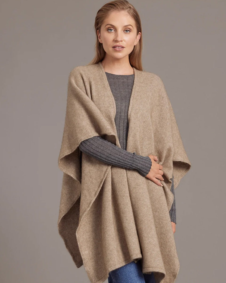 Possum Merino Split Front Wrap