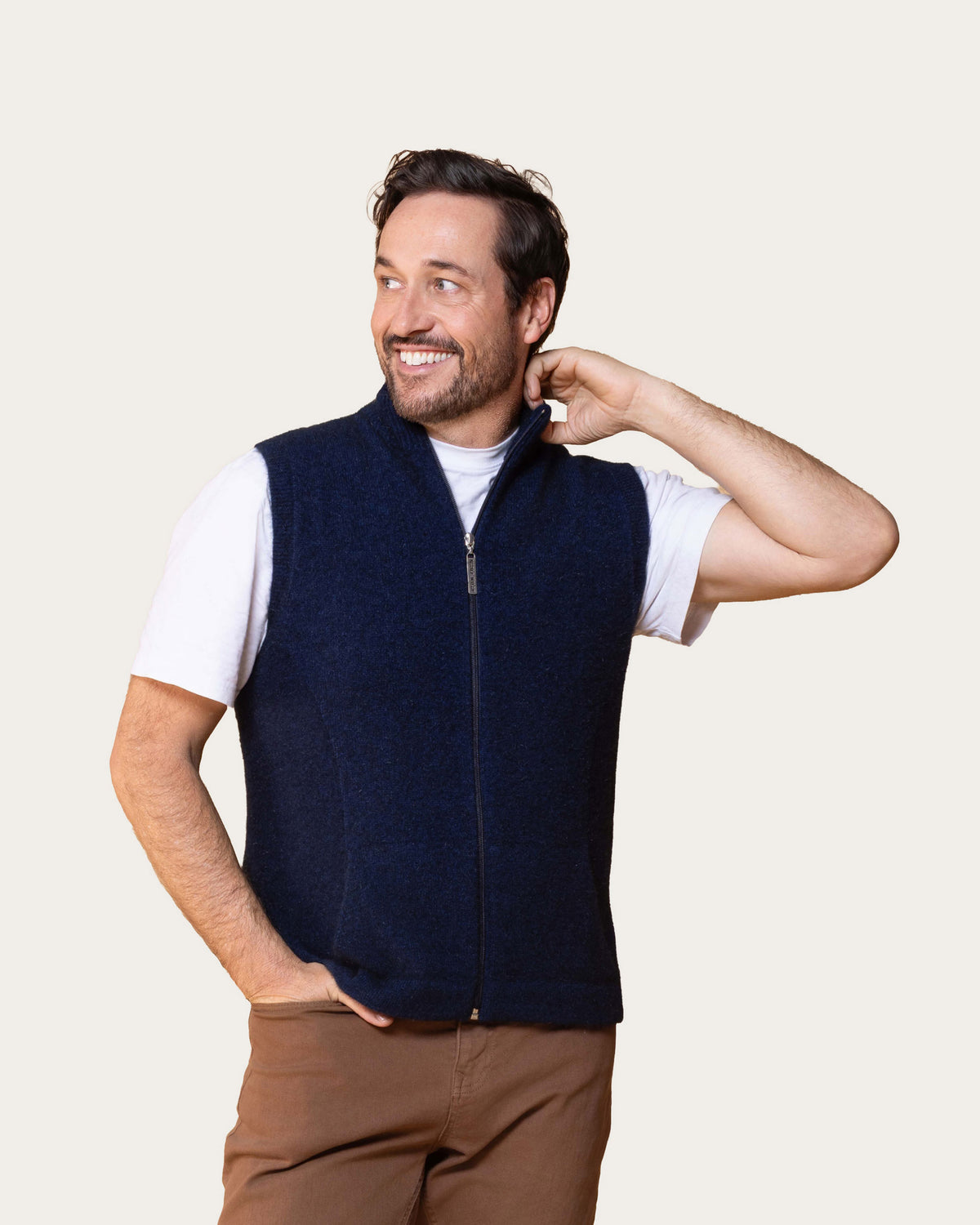 Possum Merino Men's Sleeveless Jacket