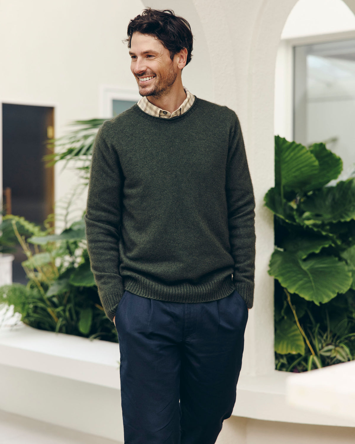 Men's Possum Merino Crew Sweater
