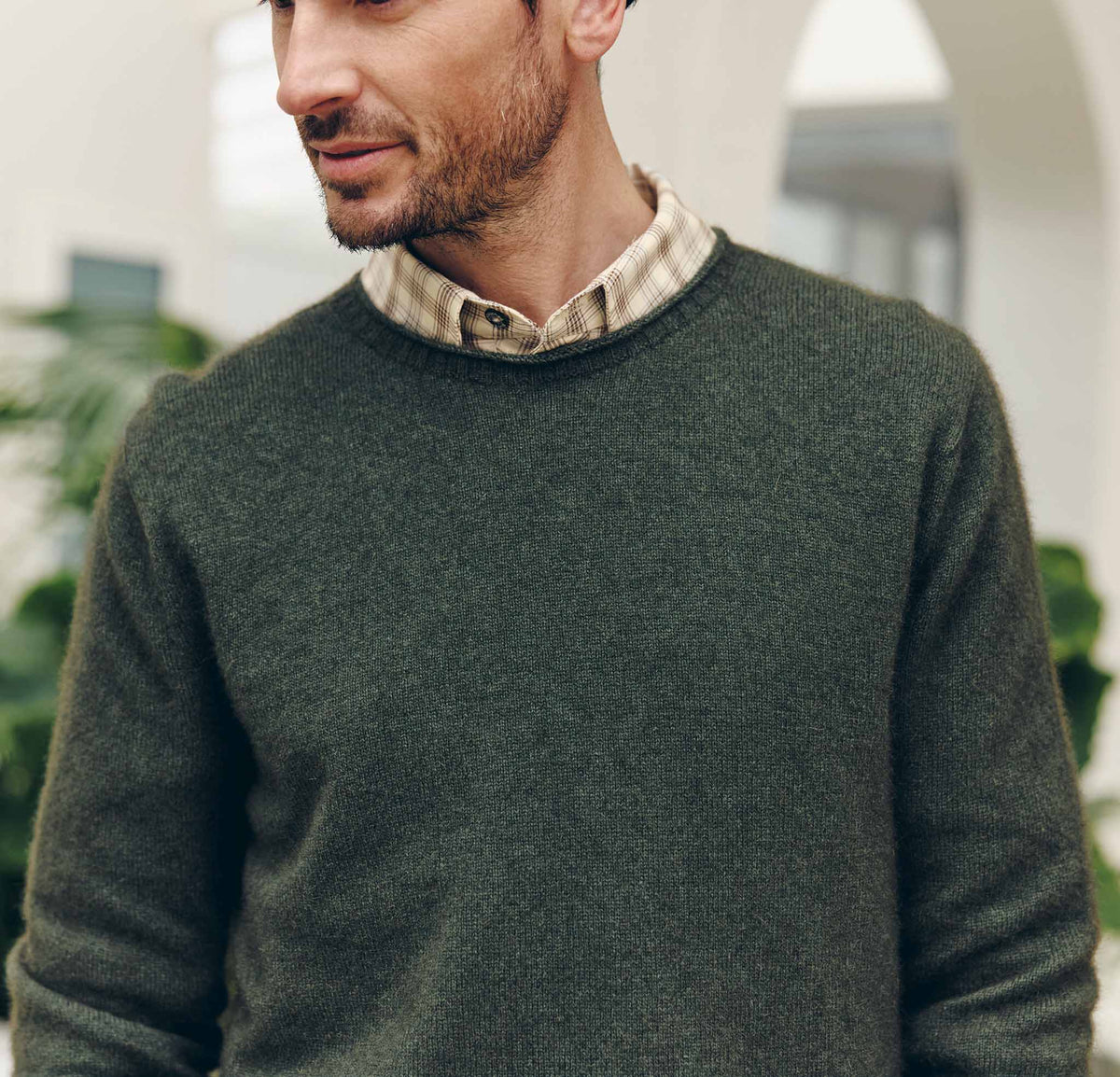 Men's Possum Merino Crew Sweater