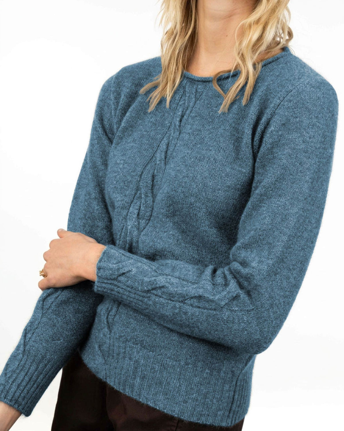 Possum Merino Cable Sweater