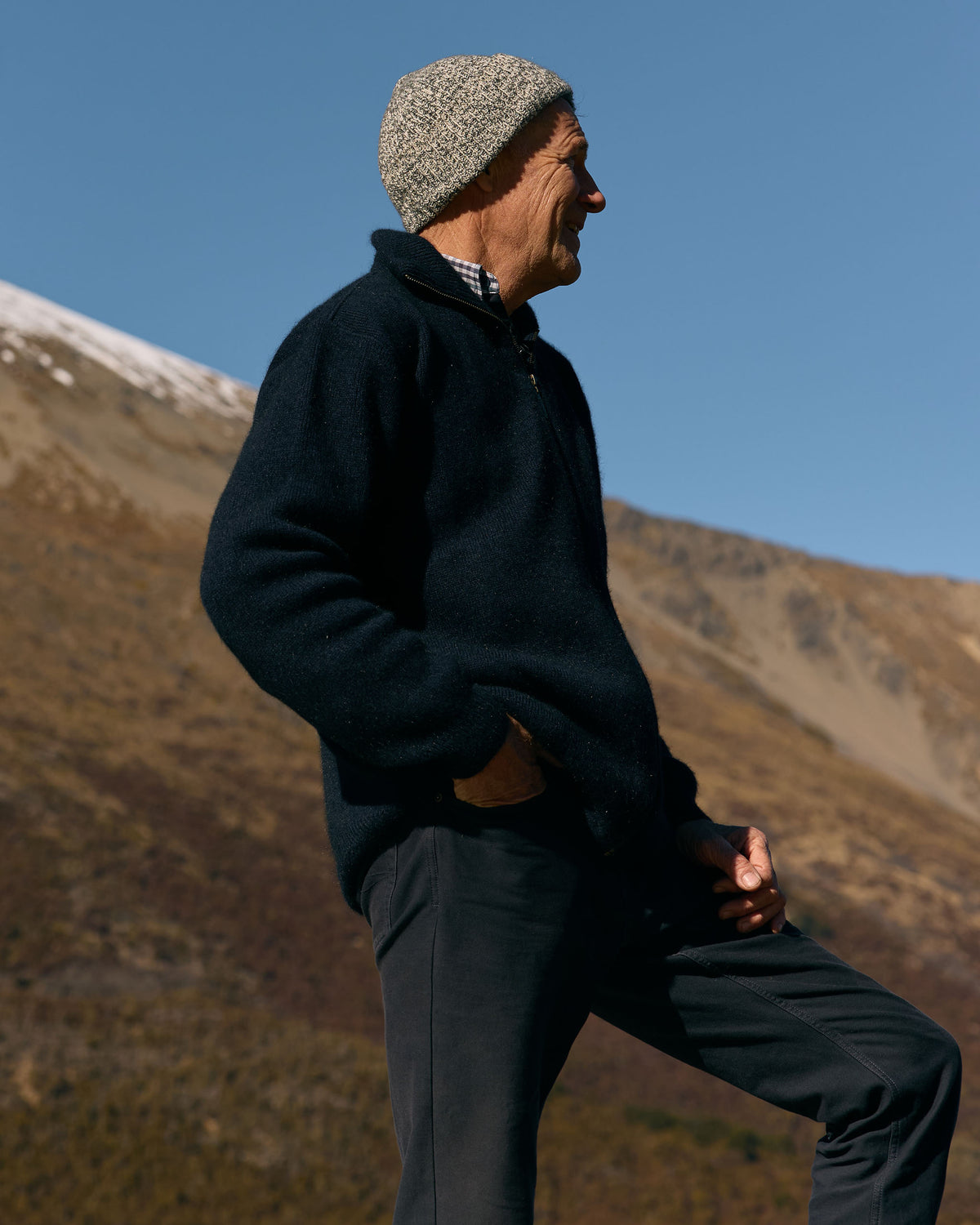 Possum Merino Double Layer Zip Through Jacket