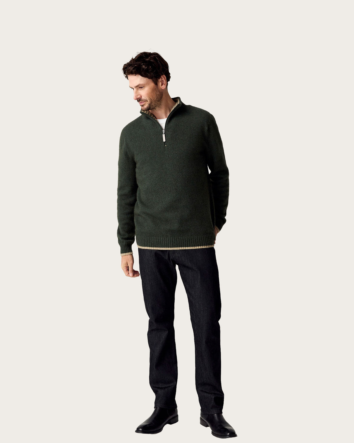 Possum Merino Whittaker Half Zip