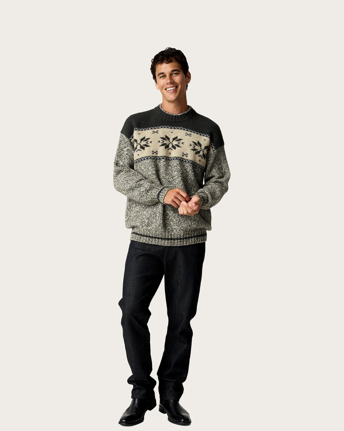 Possum Merino Heritage Alpine Sweater