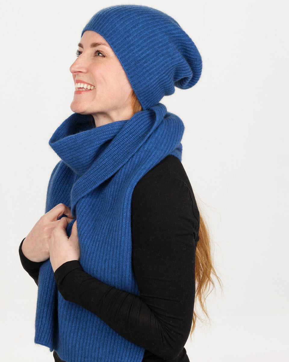 Possum Merino Ribbed Slouch Beanie