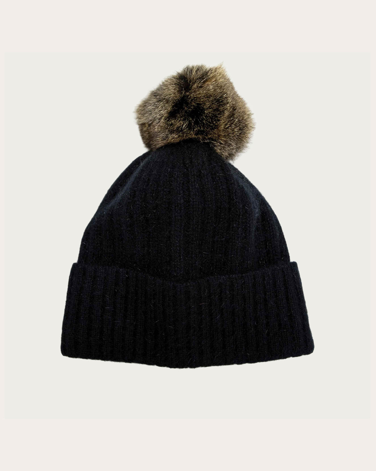 Possum Merino Fur Pom Pom Beanie