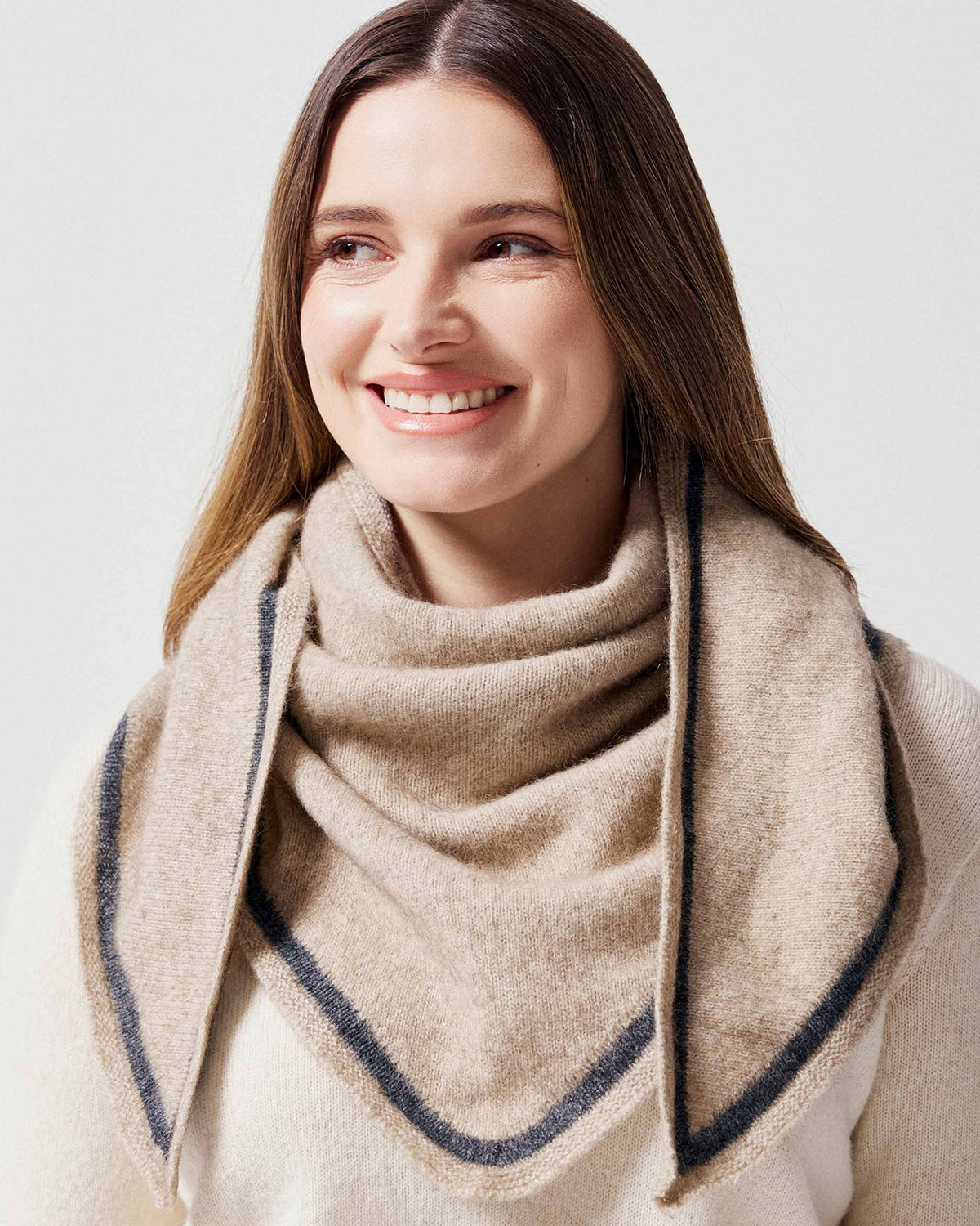 Possum Merino Stripe Kerchief