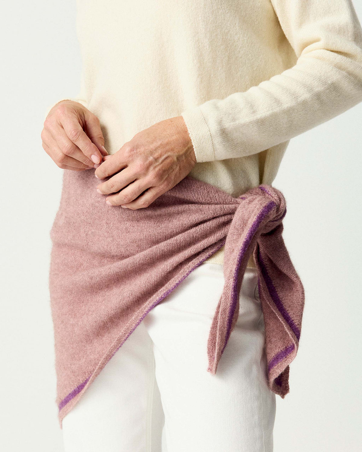 Possum Merino Stripe Kerchief