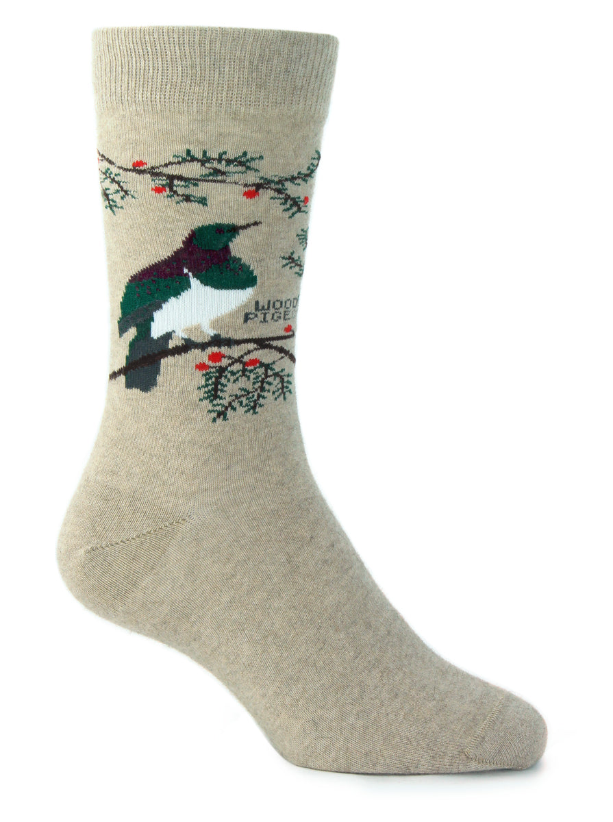 Possum Merino Bird Socks