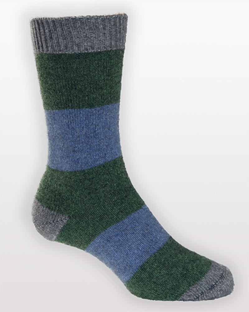 Possum Merino Hoop Socks