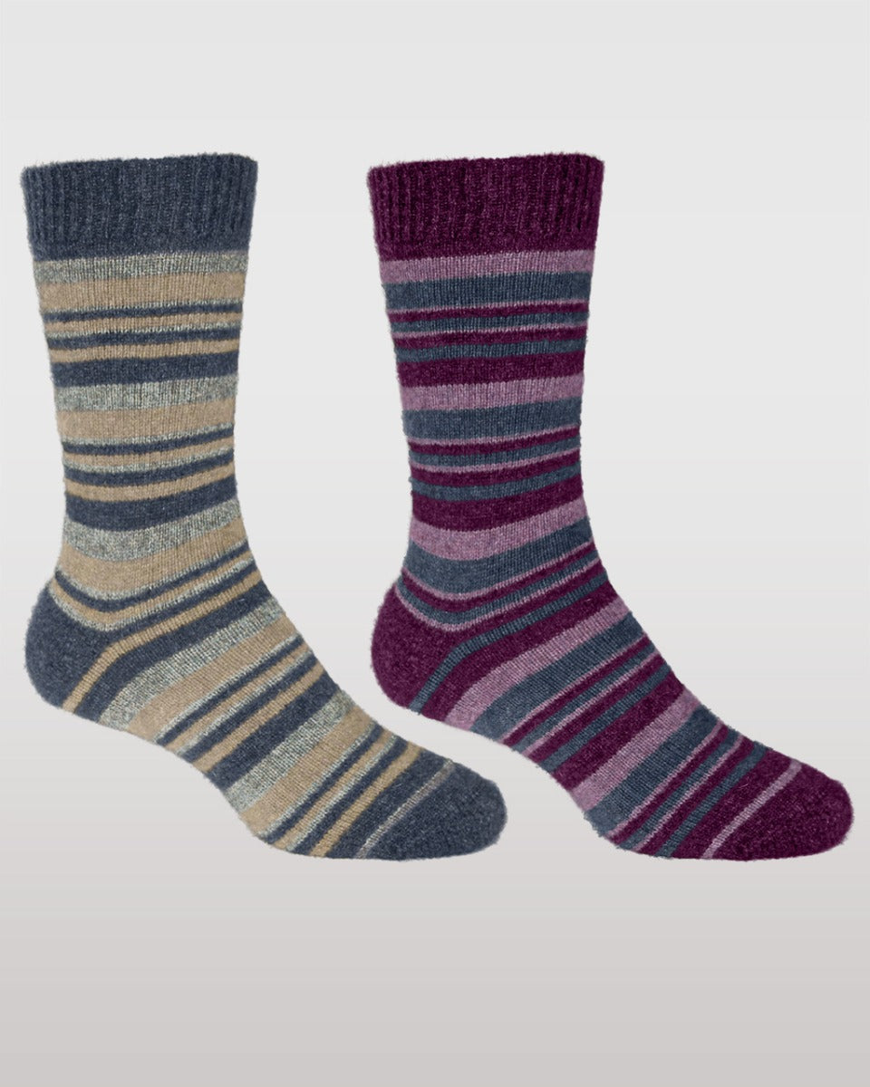 Possum Merino Mini Stripe Socks