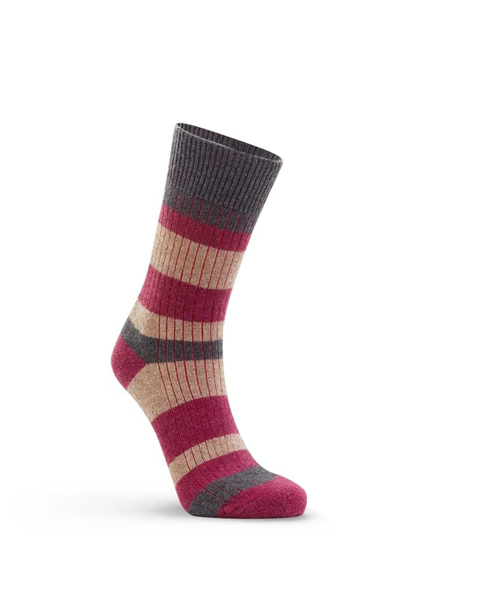 Possum Merino Rib Cushion Sole Socks