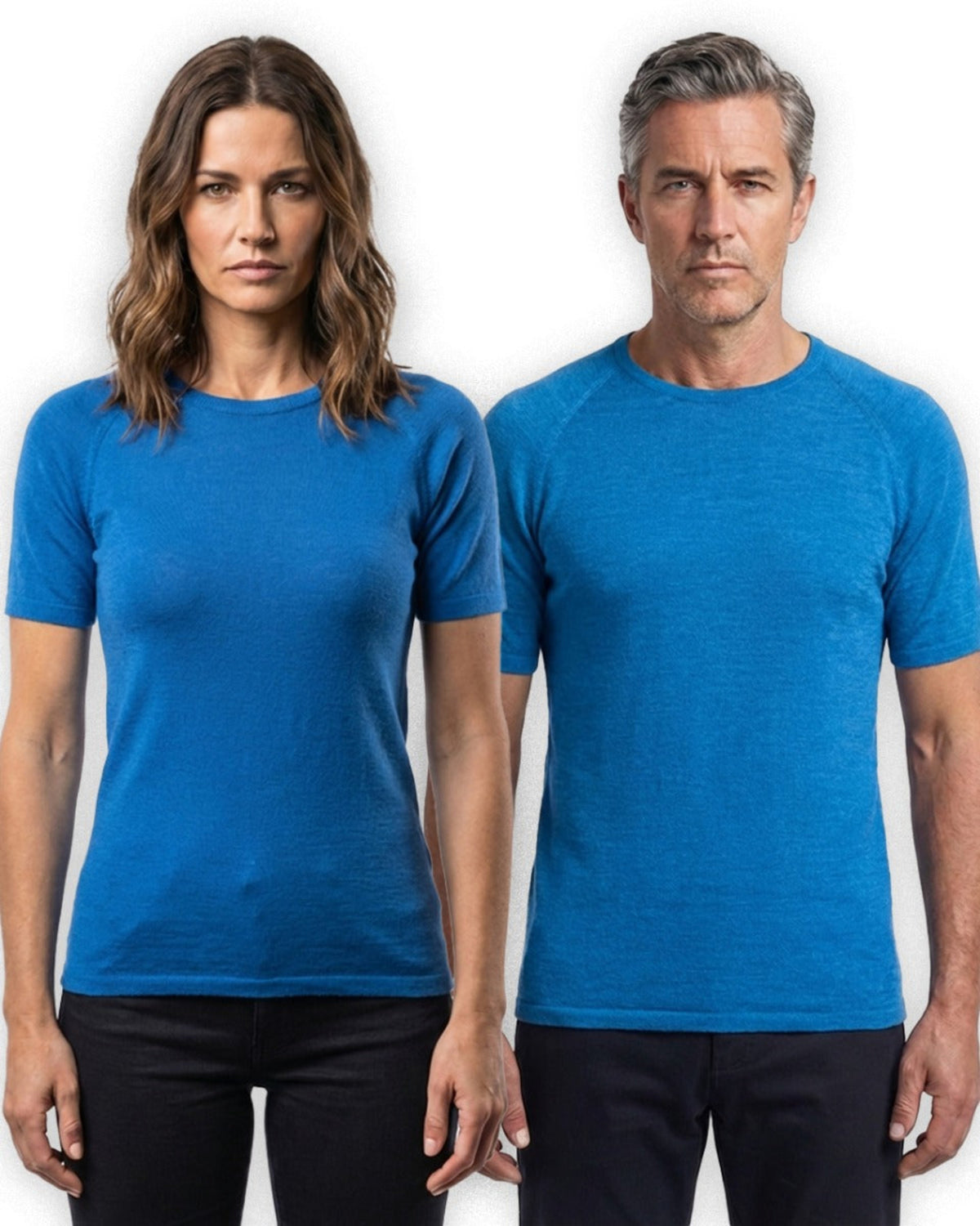 blue merino teeshirts