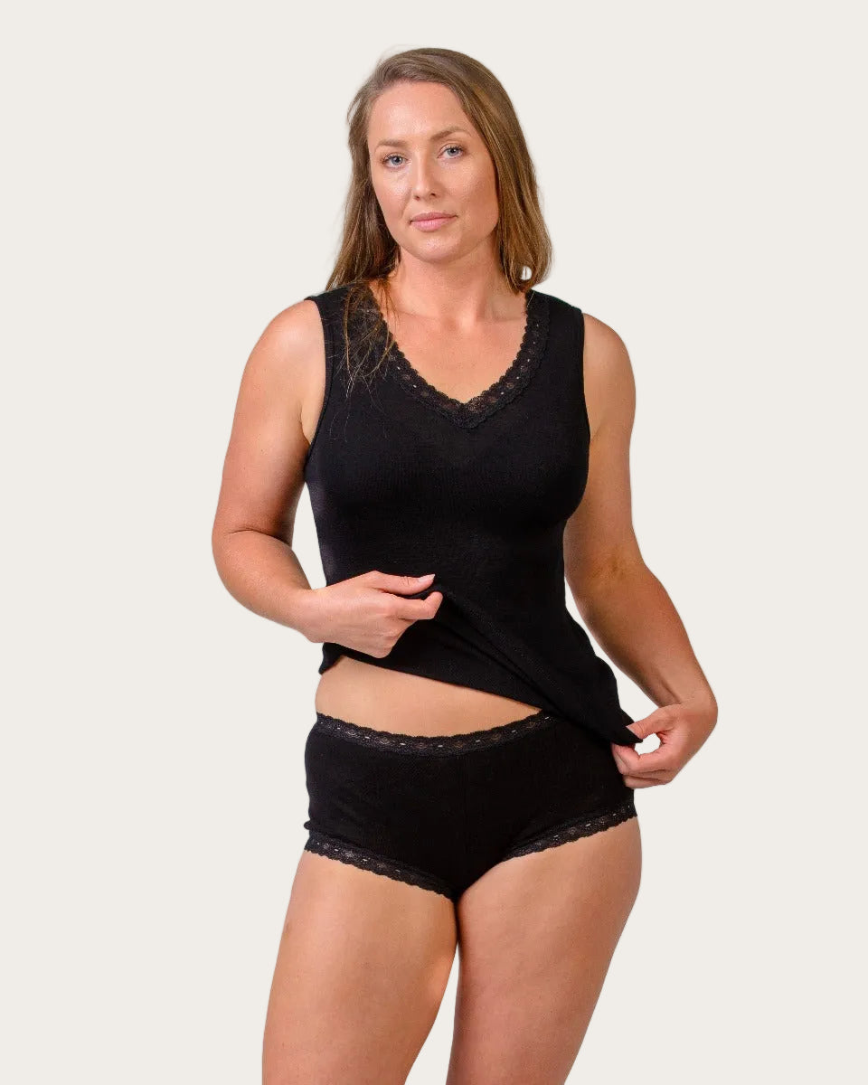 Superfine Merino Thermals - Boy Leg Briefs