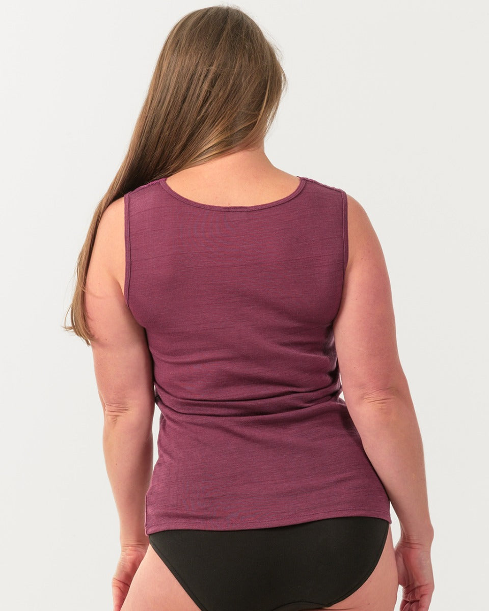 Superfine Merino Thermal Allure Lace Singlet