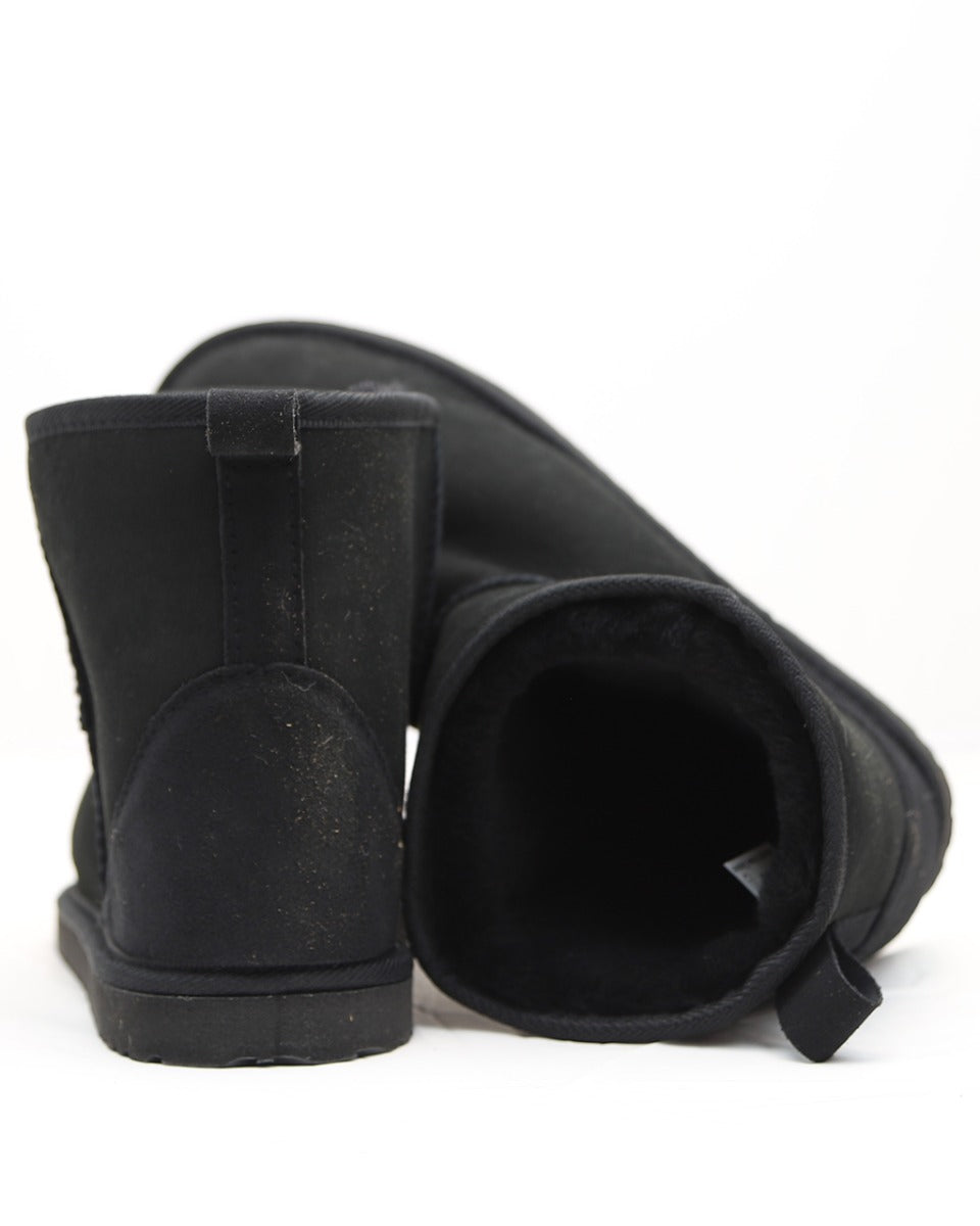 Sheepskin Oxford Ankle Boot