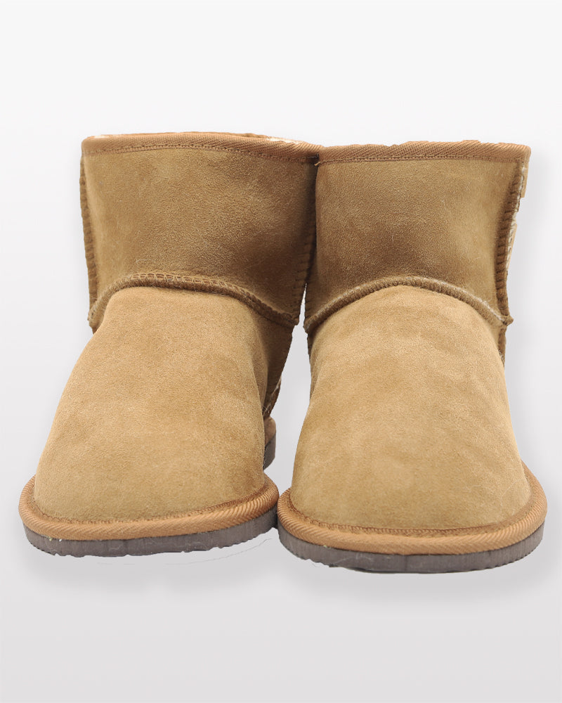 Sheepskin Oxford Ankle Boot