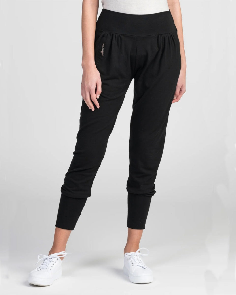 Merino Slouchy Zip Pant