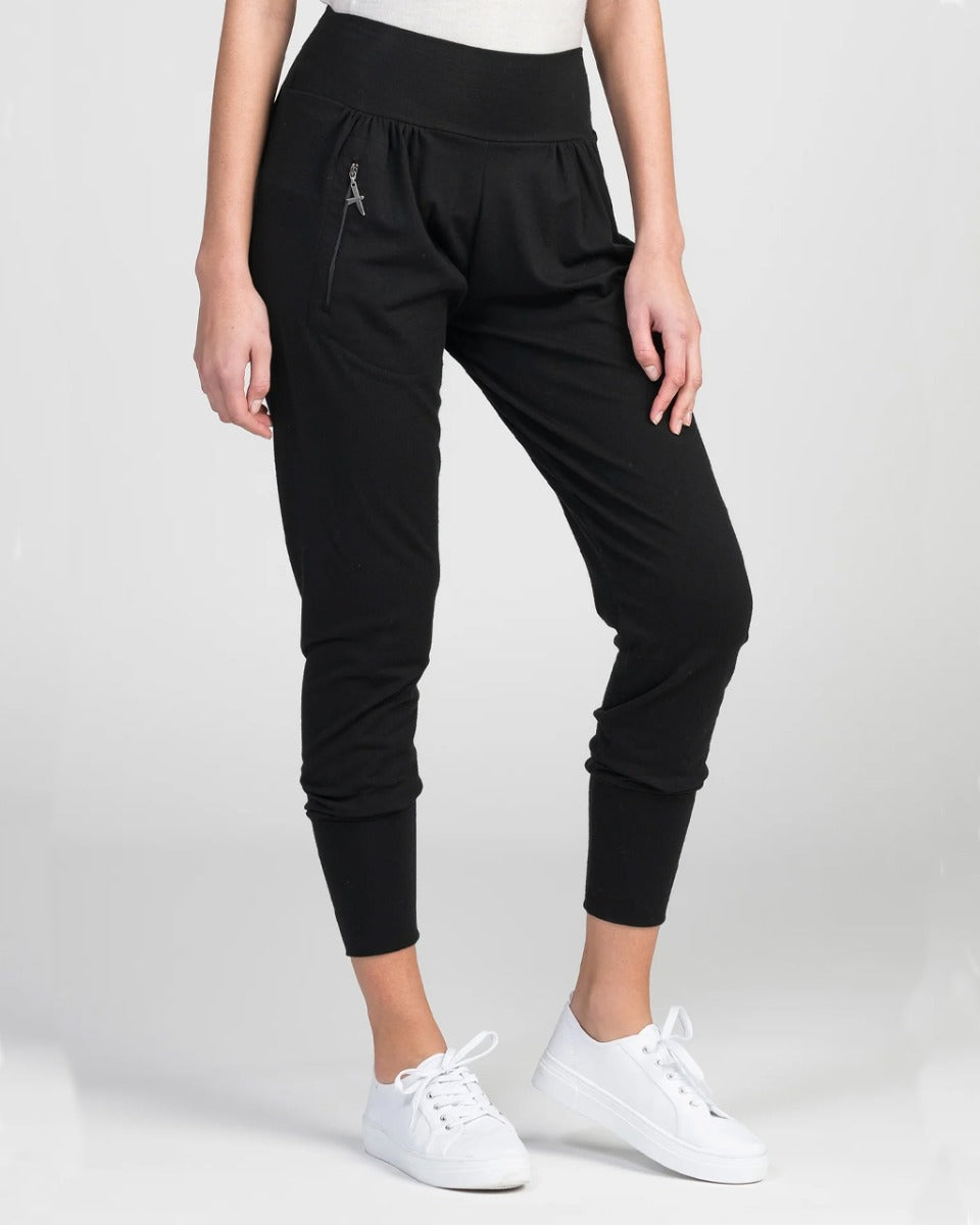 Merino Slouchy Zip Pant