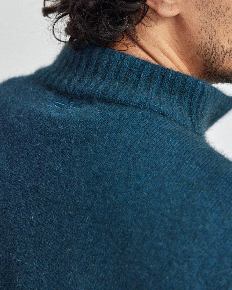 Possum Merino Estuary Half Zip Sweater