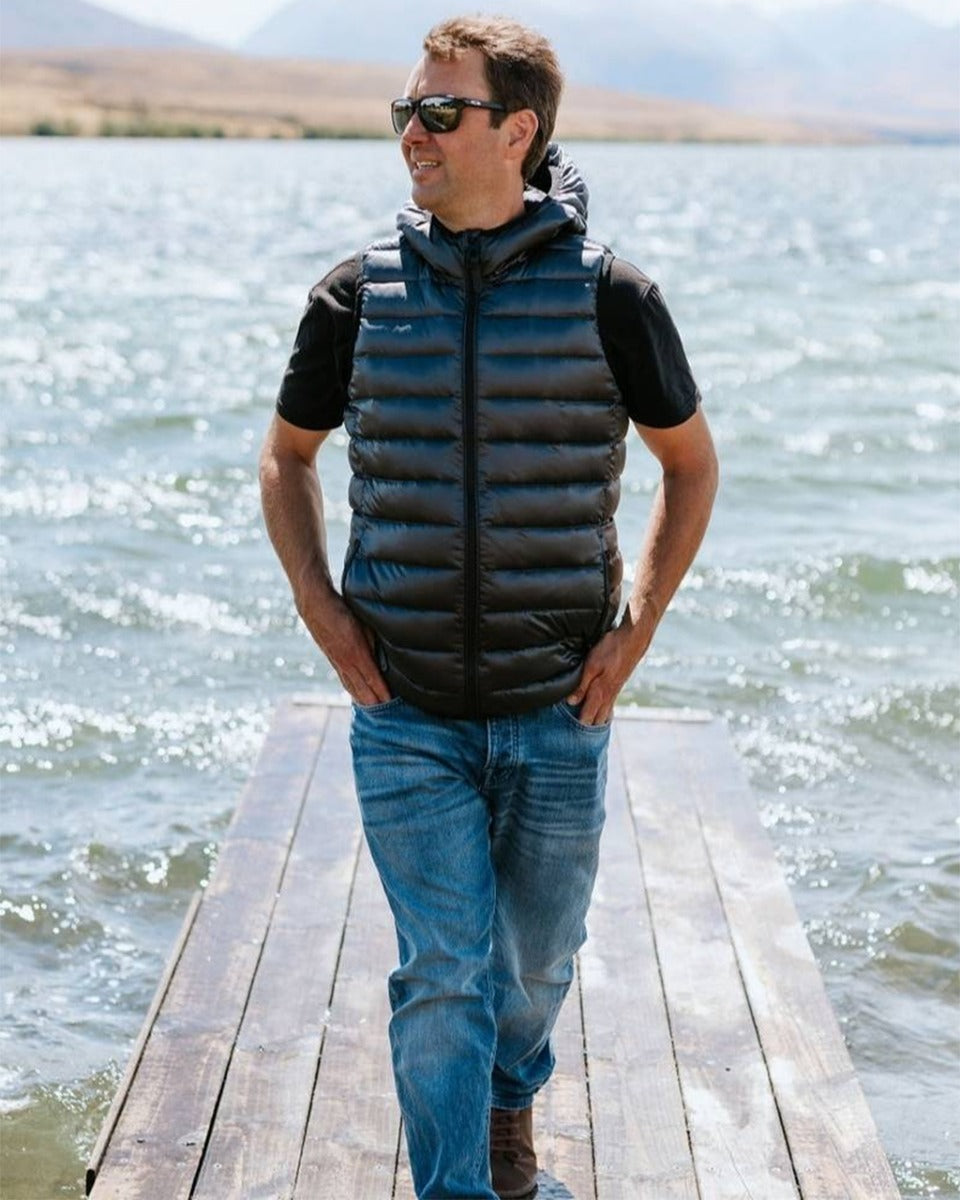 Moke Men's Down Sleeveless Jacket