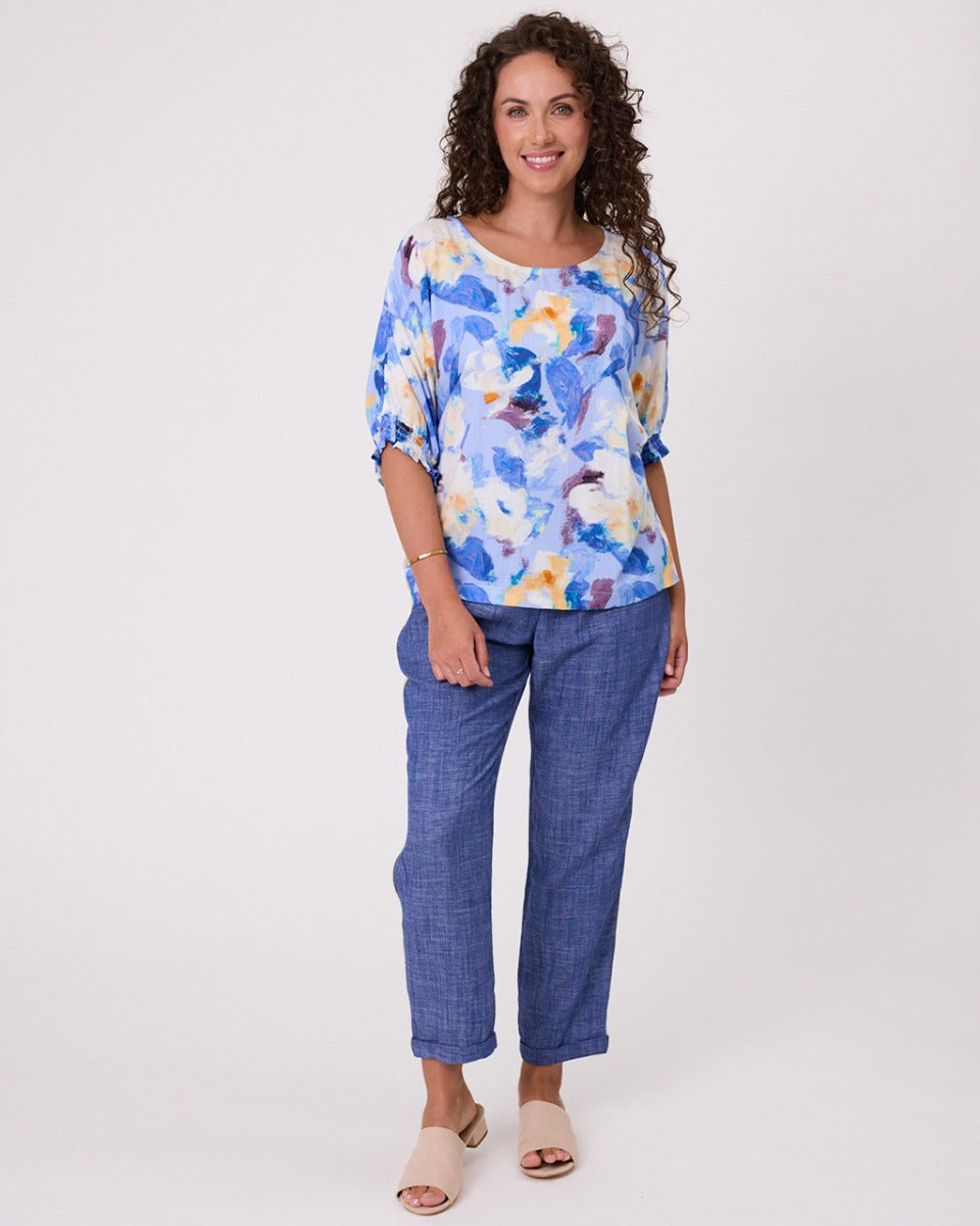 Classified Modena Print Top
