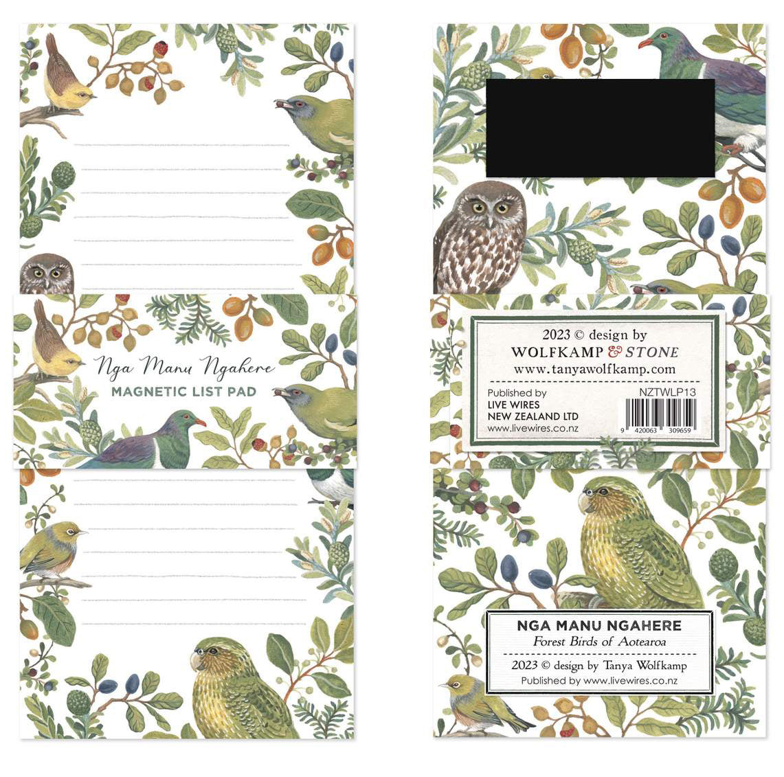 Magnetic List Pad by Wolfkamp & Stone