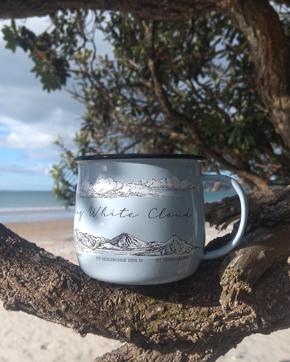 NZ Design Enamel Mug