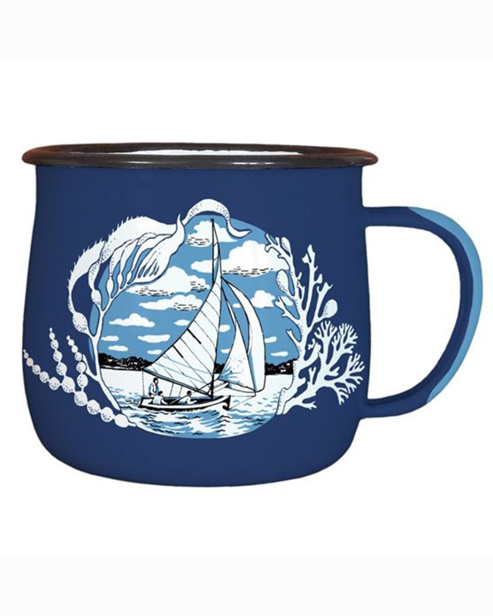 NZ Design Enamel Mug