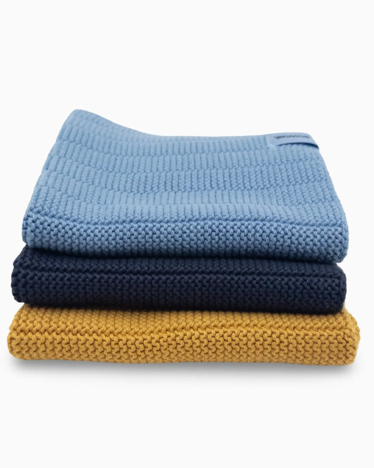 Organic cotton knitted dishcloths