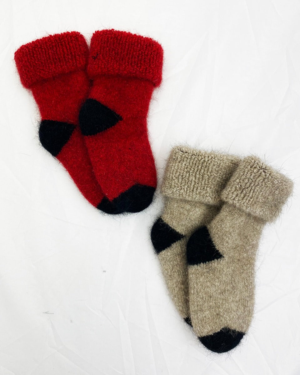 Possum Merino Baby Socks