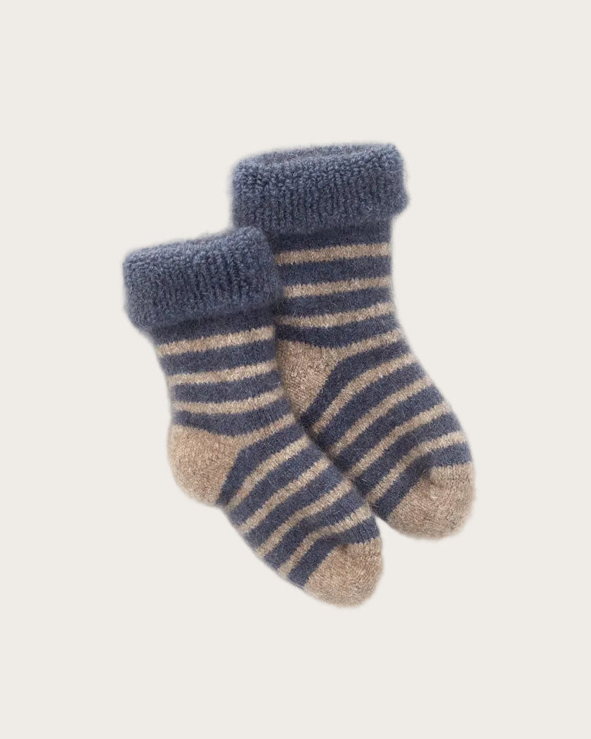Possum Merino Baby Striped Socks