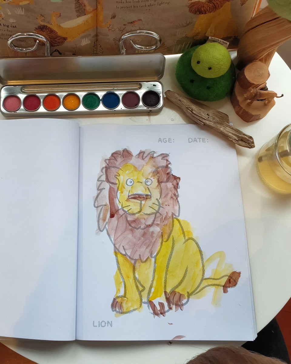 Toddlers First Colouring Book