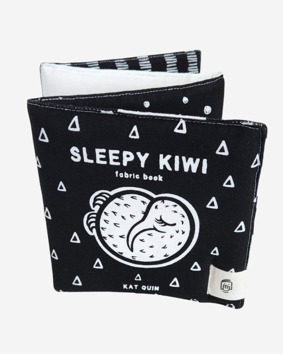 Sleepy Kiwi Fabric Book