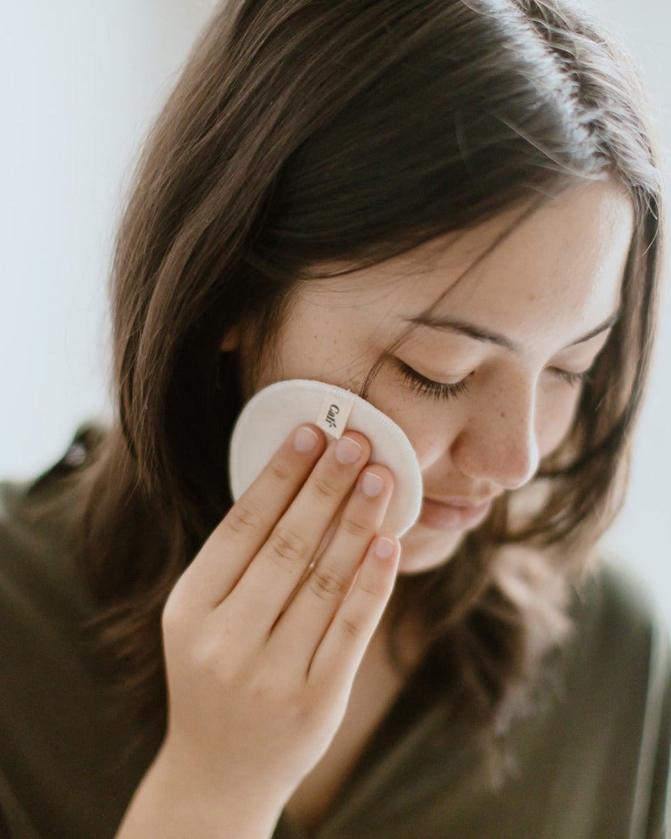 Reusable Organic Cotton Facial Rounds 10pk